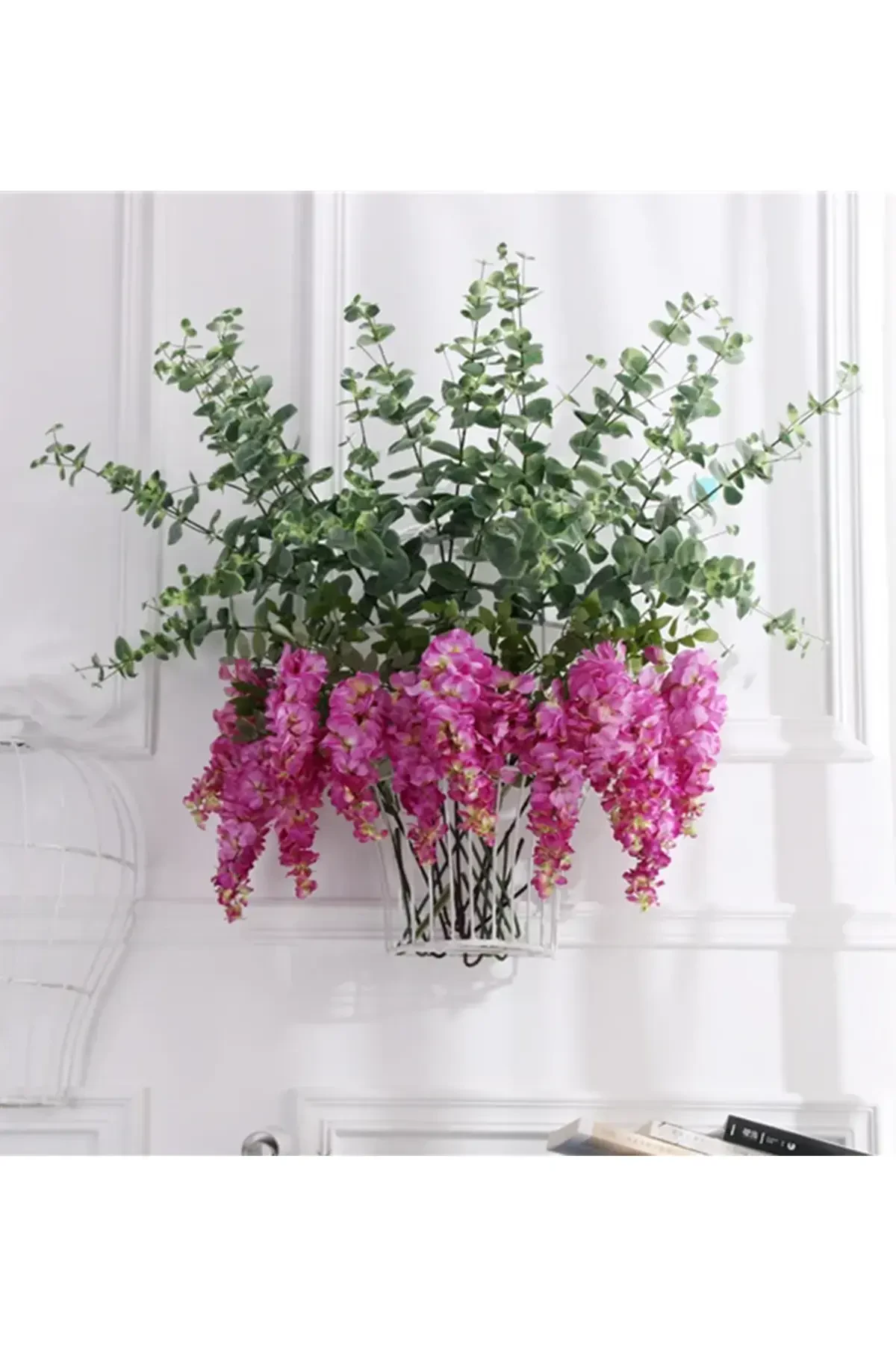 Yapay Salkım Akasya 3 Dallı 108 cm Fuşya - 5