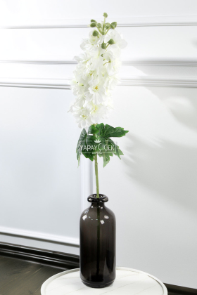 Yapma Çiçek Kaliteli Dal Şebboy 87 cm Beyaz - 2