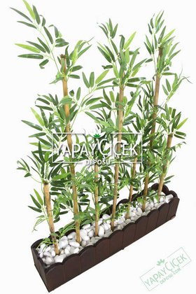 Yapay Bambu Seperatör Asorti (20x100x130 cm) - 2