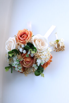 Soft Sunrise Gelin Buketi 2li Set - 2