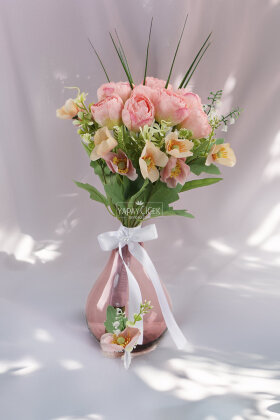 Sonsuz Düş Gelin Buketi 2li Set - 2