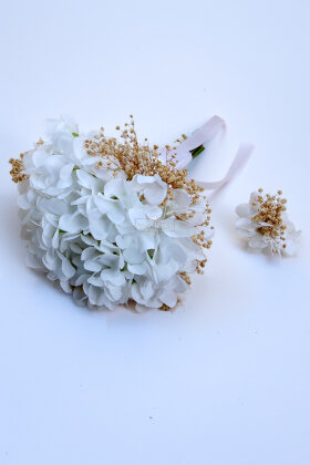 Sonsuz Hatıra Gelin Buketi 2li Set - 2