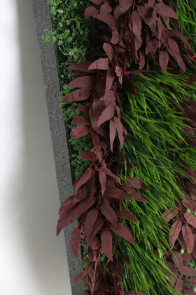 Yapay Dikey Bitki Hazır Duvar Paneli 50x100 cm Model 4 - 3