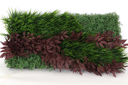 Yapay Dikey Bitki Hazır Duvar Paneli 50x100 cm Model 4 - 4