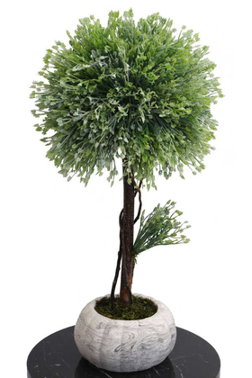 Dekoratif Lüx Top Ağaç Çam Model 35x60 cm Açık Yeşil - 1