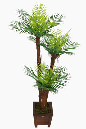 Yapay Islak Dokulu Fenix Sıkas Ağacı 3 Gövdeli 140 cm - 2