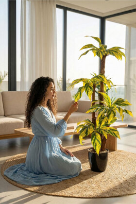 Bodur Yapay Ağaç Cordyline 125 cm Model 2 - 2