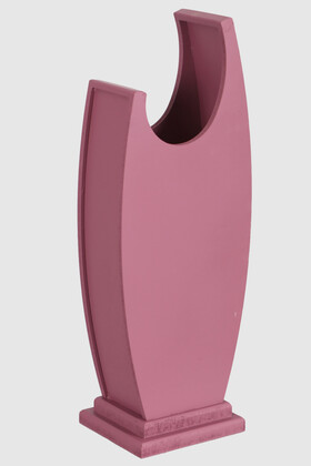 50 cm Hilal Model Ahşap Vazo Gül Kurusu - 1