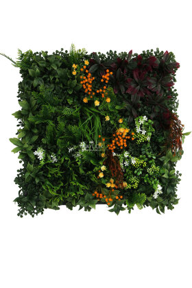 Yapay Dikey Bitki Hazır Duvar Paneli 55 cm x 55 cm Model 9 - 1