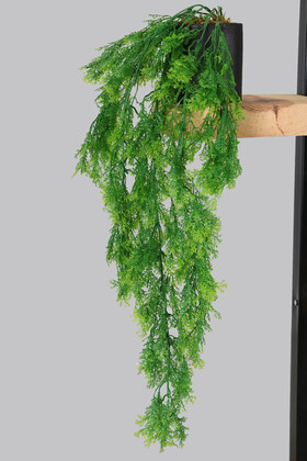 Yapay Çiçek Saksıda Sarkan Sarmaşık 60 cm Yeşil - 3
