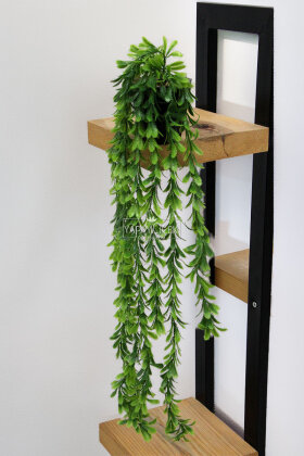 Yapay Çiçek Saksıda Sarkan Succulent Sarmaşık 80 cm Yeşil - Yapay Çiçek Deposu