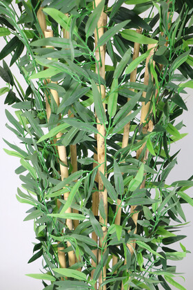 Oval Çıtalı Saksıda Yapay Bambu Ağacı 8 Çubuklu 180 cm - 2