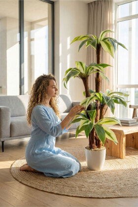 Bodur Yapay Ağaç Cordyline 120 cm Model 4 - 2