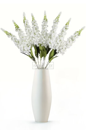 Yapay Çiçek Snapdragon Dali 70 cm Beyaz - Yapay Çiçek Deposu