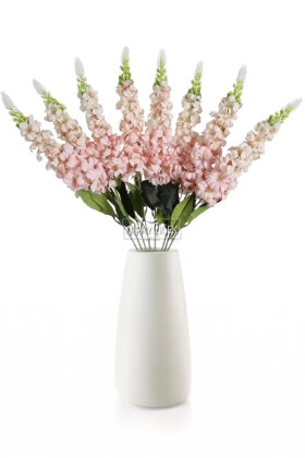 Yapay Çiçek Snapdragon Dali 70 cm Pudra Pembe - Yapay Çiçek Deposu