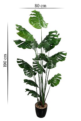  Yapay 15 Yapraklı Clean Aesthetic Deve Tabanı Ağacı 190 cm - 5