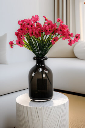 Yapay Çiçek 18'li Sienna Çiçeği Demeti 30 cm Fuşya - Yapay Çiçek Deposu