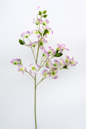 Yapay Çiçek 3 Dallı İri Nar Çiçeği Dalı 100 cm Lila - Yapay Çiçek Deposu