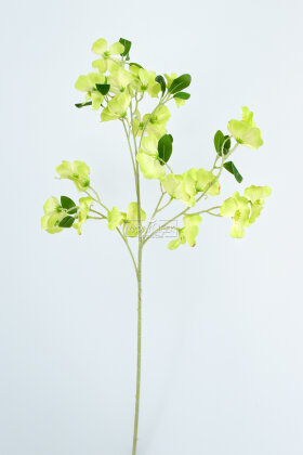 Yapay Çiçek 3 Dallı İri Nar Çiçeği Dalı 100 cm Yeşil - Yapay Çiçek Deposu