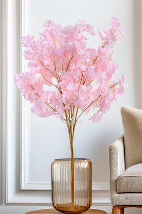 Yapay Çiçek 3 Dallı Japon Sakurası 105 cm Pembe - Yapay Çiçek Deposu