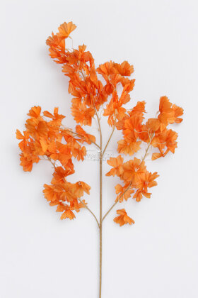 Yapay Çiçek 3 Dallı Japon Sakurası 105 cm Turuncu - 2