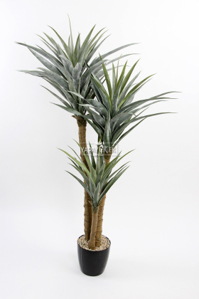 Yapay 3 Gövdeli Dracena Marginata Ağacı 160 cm - 2