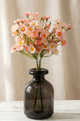 Yapay 100 Çiçekli Vadi Papatyası Demeti 35 Pembe - 3