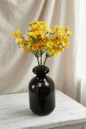 Yapay 100 Çiçekli Vadi Papatyası Demeti 35 Sarı - 3