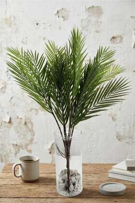 Yapay Bitki 4 Dallı Fenix Sıkas Demeti 70 cm Yeşil - Yapay Çiçek Deposu