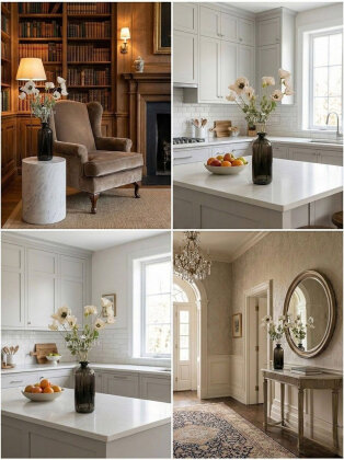 Yapay Çiçek 4lü Prenses Çiçeği Dalı 60 cm Beyaz - 2