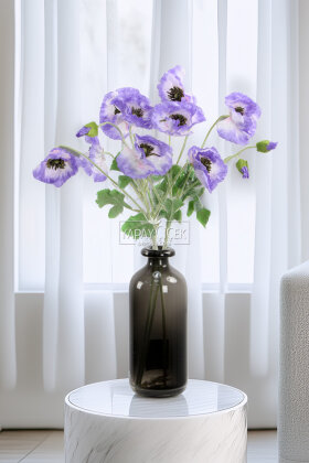 Yapay Çiçek 4lü Prenses Çiçeği Dalı 60 cm Lila - Yapay Çiçek Deposu
