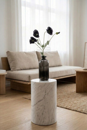 Yapay Çiçek 4lü Prenses Çiçeği Dalı 60 cm Siyah - 3