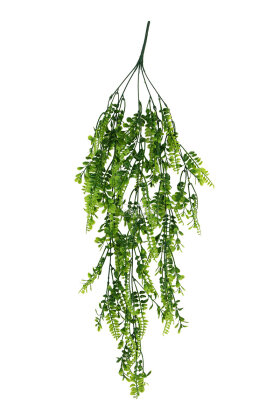 Yapay 5 Dal Orman Eğreltisi Sarmaşık Sarmaşık 80 cm - 2