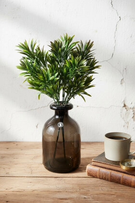  Yapay Yeşillik 5 Dallı Boxtree Demeti 37 cm Yeşil - 2