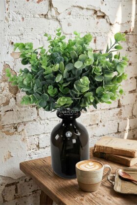  Yapay Yeşillik 5 Dallı Güz Okaliptusu 35 cm Açık Yeşil - Yapay Çiçek Deposu