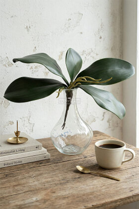 Yapay Çiçek 5 Dallı Tohumlu Orkide Yaprağı 25 cm - Yapay Çiçek Deposu