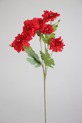 Yapay 6lı Gerbera Dalı 80 cm Kırmızı - 2
