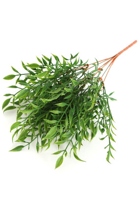 Yapay 7 Dal Maple Bush Bitki Demeti Yeşil - 2