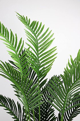 Dinazor Yumurtası Saksıda Yapay Ağaç 15 Yapraklı Madagaskar Areka Palmiyesi Ağacı 185 cm Kum Kahve - 4