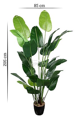 Yapay Ağaç 26 Yapraklı Soft Green Starliçe Ağacı 205 cm - 5