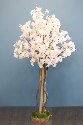 Yapay Ağaç Bahar Dalı 120 cm Pudra - 2