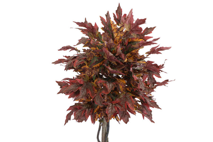 Yapay Ağaç Bodur Akçaağaç Ağacı 150cm Bordo-Sarı-Yeşil - 3