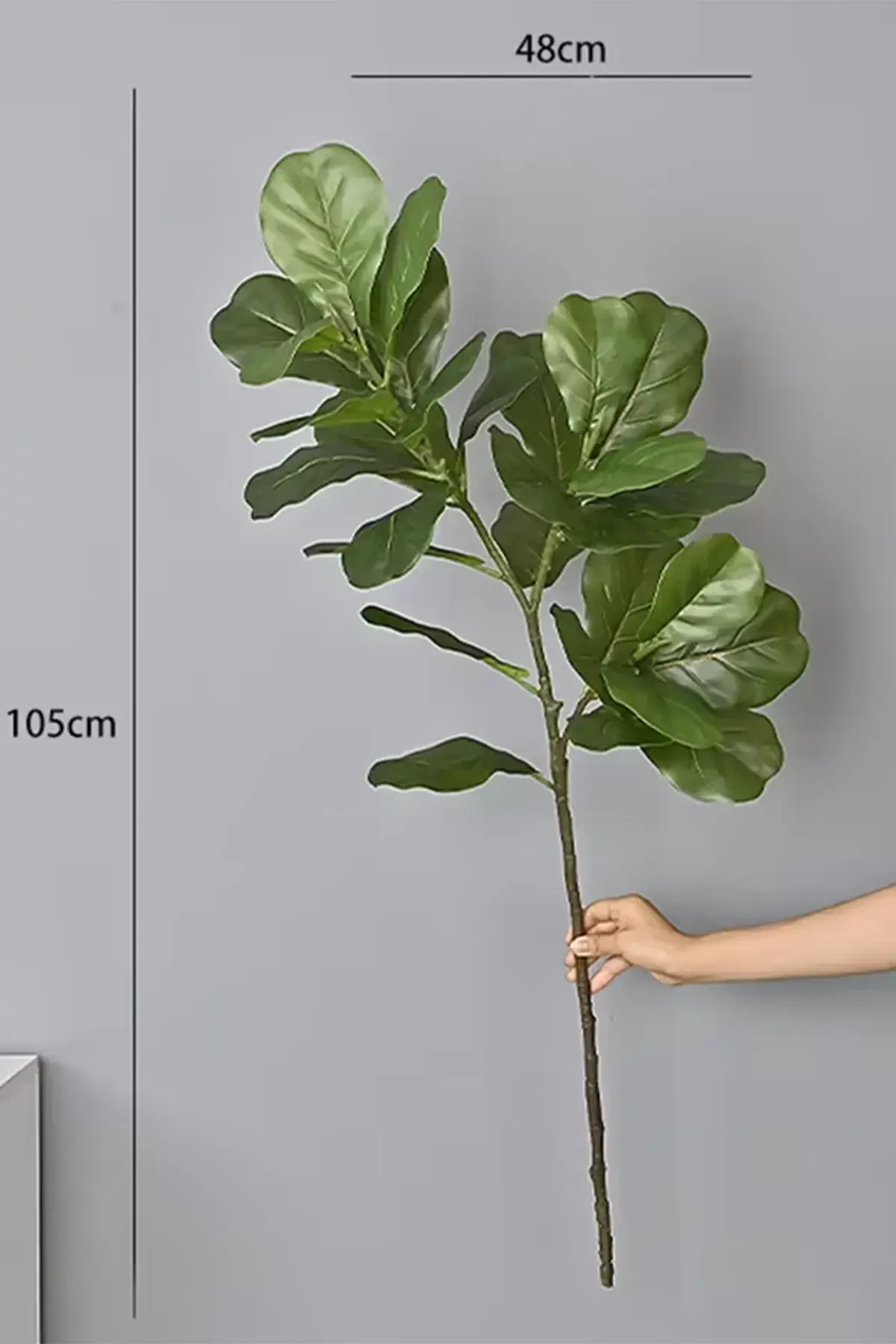 Yapay Ağac İncir Bitkisi 3 Dallı 105 cm (Saksısız) - 2