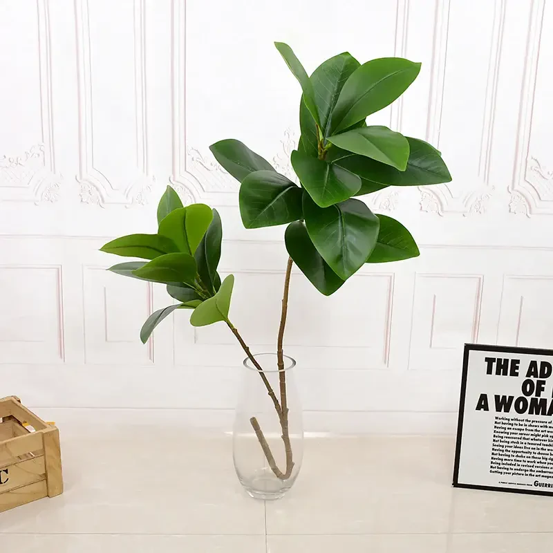 Yapay Ağac Kauçuk Bitkisi 2 Dallı 105 cm (Saksısız) - 3