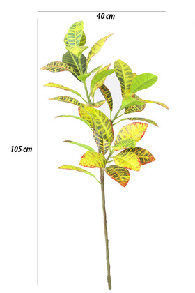 Yapay Ağac Kraton Bitkisi 3 Dallı 105 cm (Saksısız) - 3