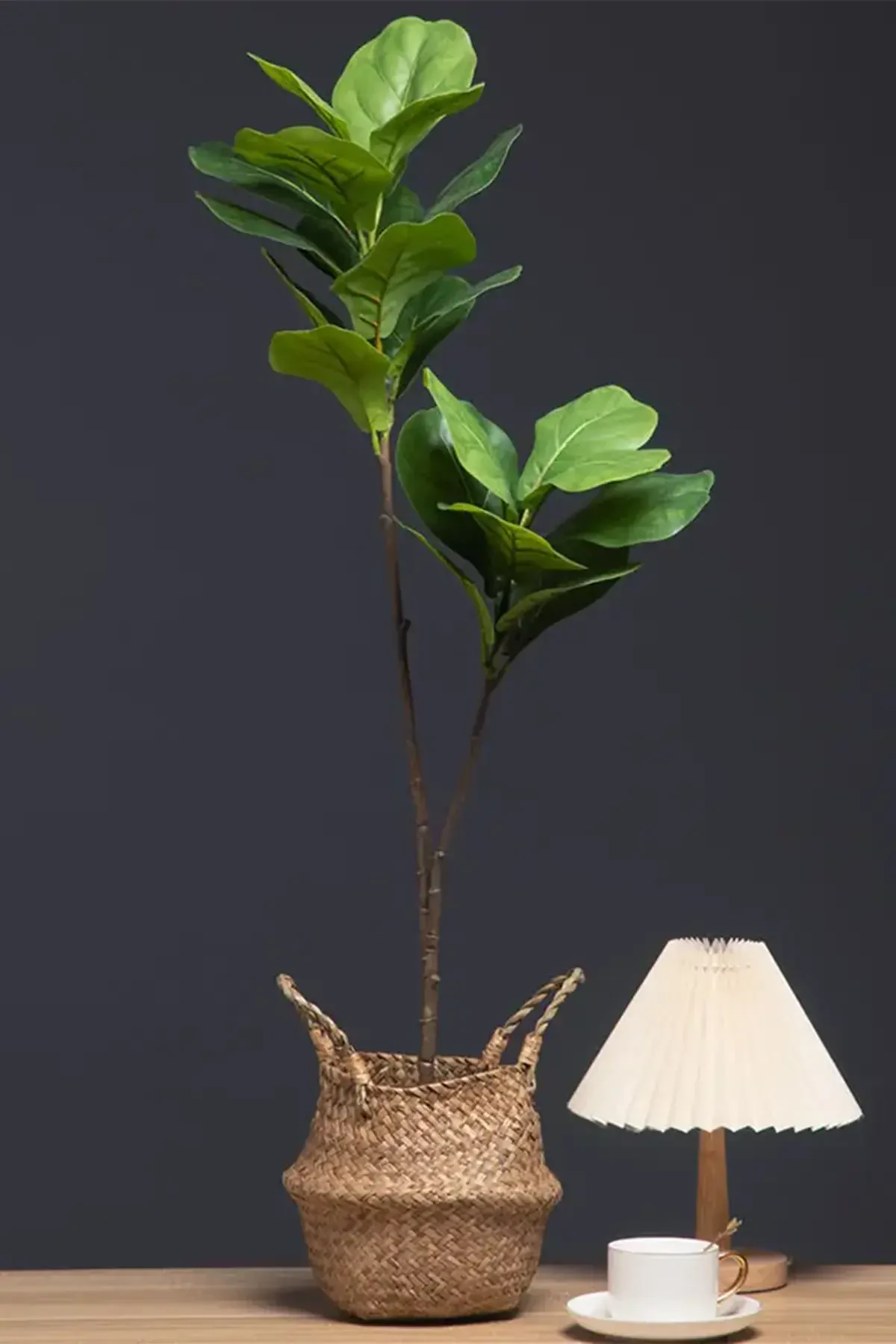 Yapay Ağac Keman Bitkisi 2 Dallı 105 cm (Saksısız) - 6