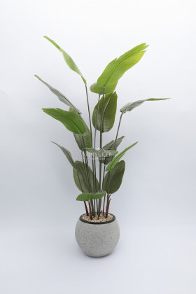 Yapay Ağaç Küre Saksıda 15 Yapraklı Starliçe Ağacı 170 cm - 2