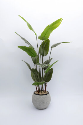 Yapay Ağaç Küre Saksıda 15 Yapraklı Starliçe Ağacı 170 cm - 2