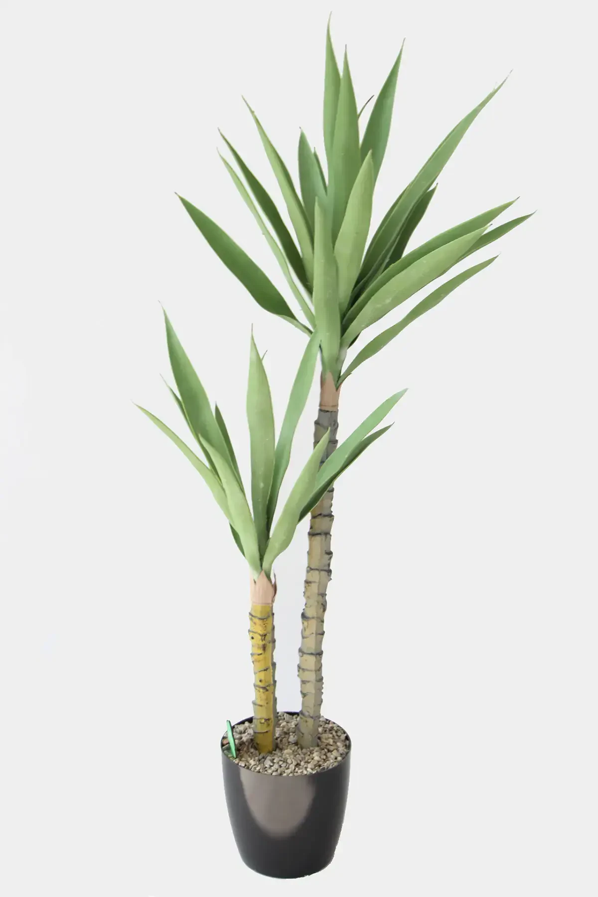 Yapay Ağaç 2 Gövdeli Agave 120 cm Saksılı - Yapay Çiçek Deposu