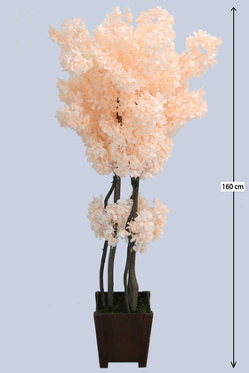 Yapay Bahar Dalı Ağacı Saçaklı Model 160 cm Somon - 1
